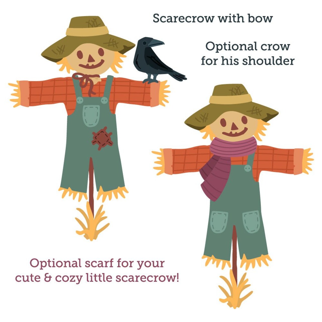 Lovely Layers: Scarecrow - Honey Cuts - Stand-Alone Dies RETIRING